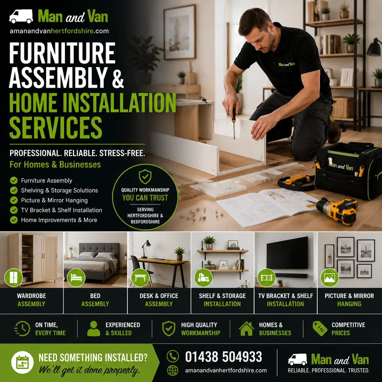 furniture assembly & home installation services