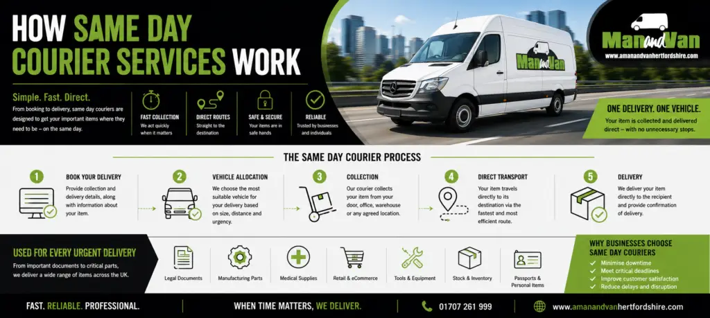 how same day courier service works