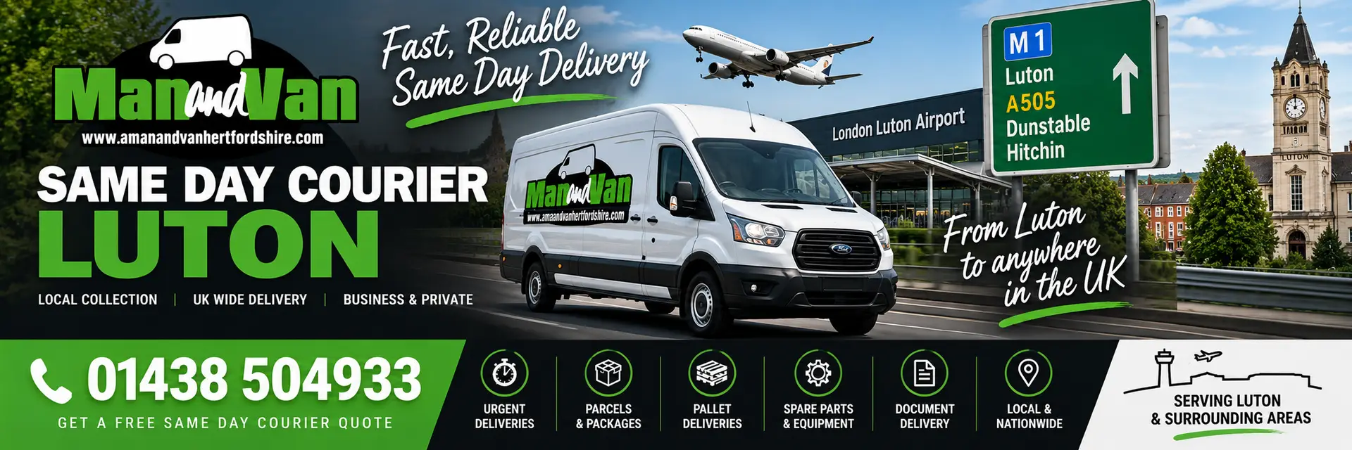 same day courier luton